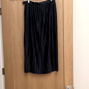 Beautiful sheen to this A line pleated akirt